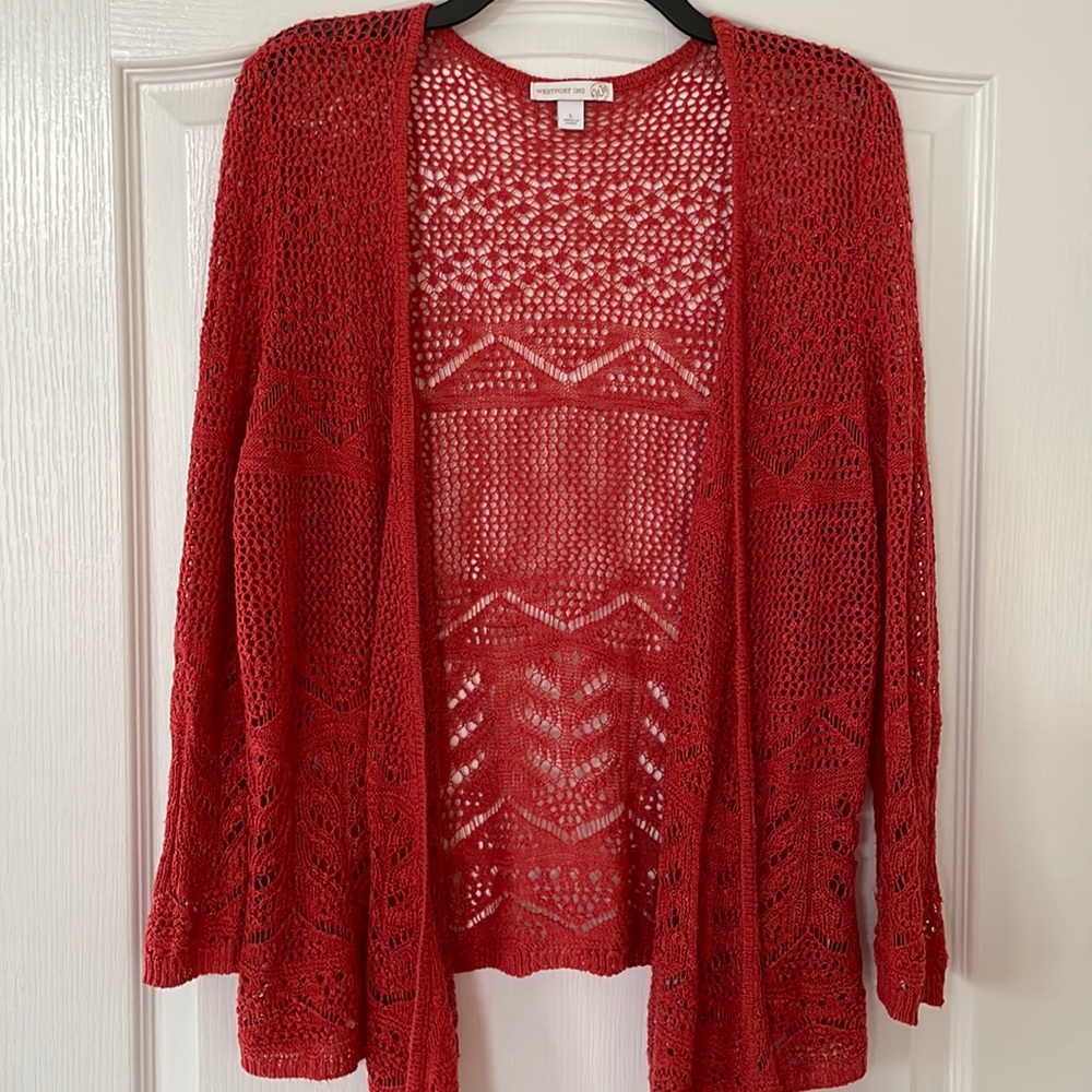 Crochet wrap sweater